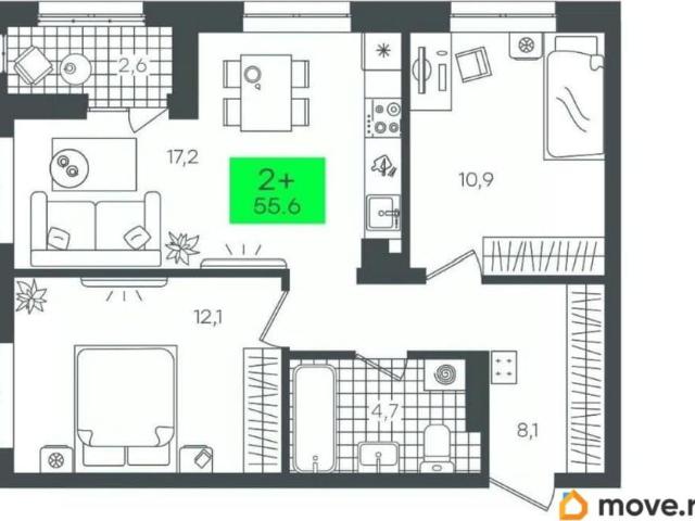 Квартира продажа в Тюмень, Тюменская область