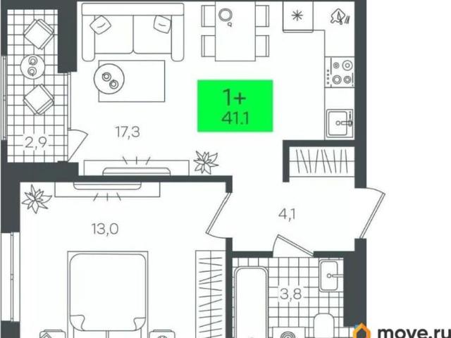 Квартира продажа в Тюмень, Тюменская область