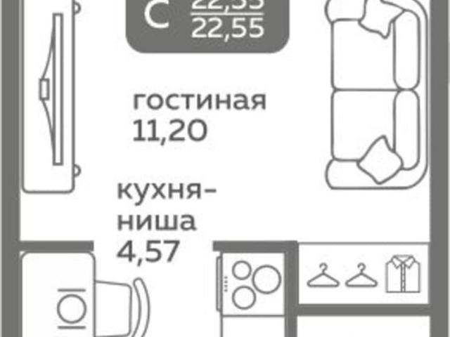 Квартира продажа в Калининский административный округ, Тюмень