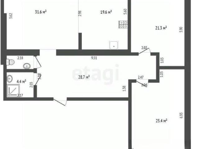 Квартира продажа в Тюмень, Тюменская область