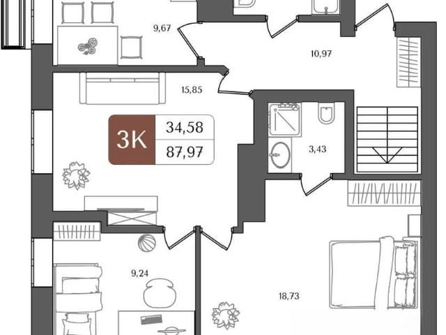 Квартира продажа в Уфа, Башкортостан Респ