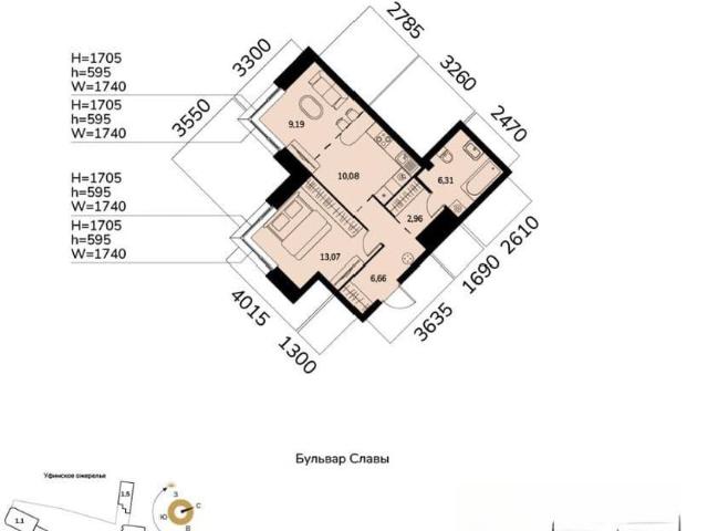 Квартира продажа в Уфа, Башкортостан Респ