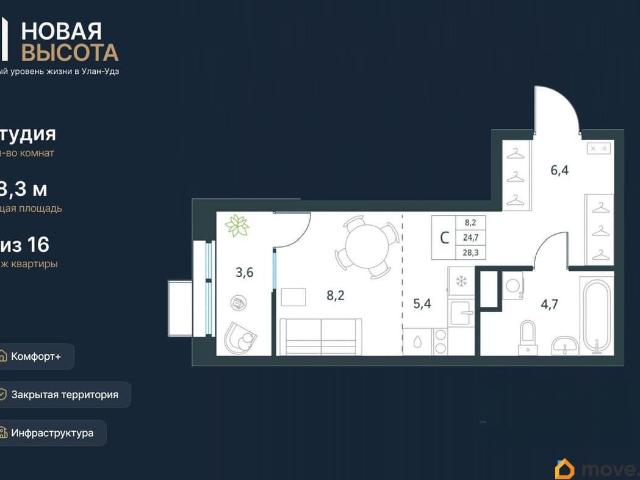 Квартира продажа в Сосновый, Улан-Удэ