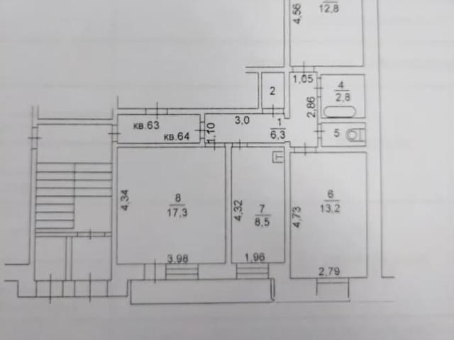 Квартира продажа в Речники-2, Усть-Кут