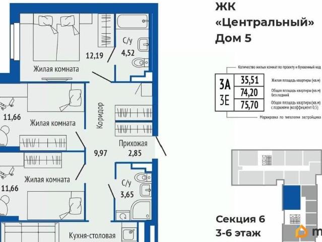 Квартира продажа в Верхняя Пышма, Свердловская область
