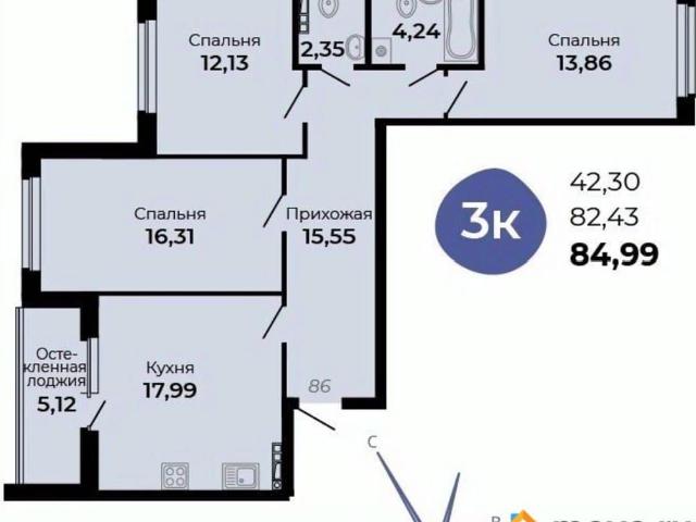 Квартира продажа в Верхняя Пышма, Свердловская область