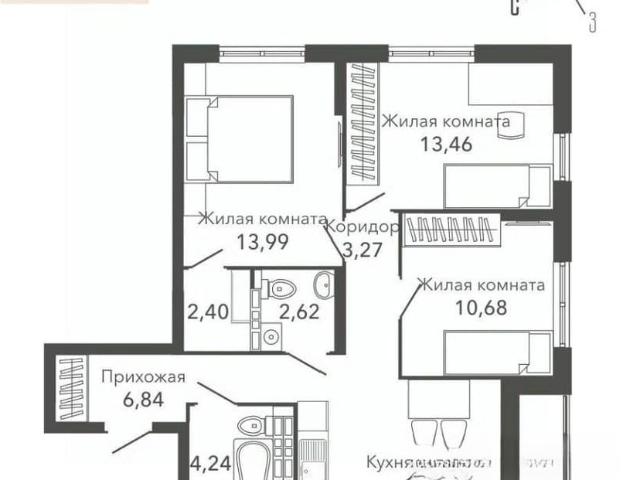 Квартира продажа в Верхняя Пышма, Свердловская область
