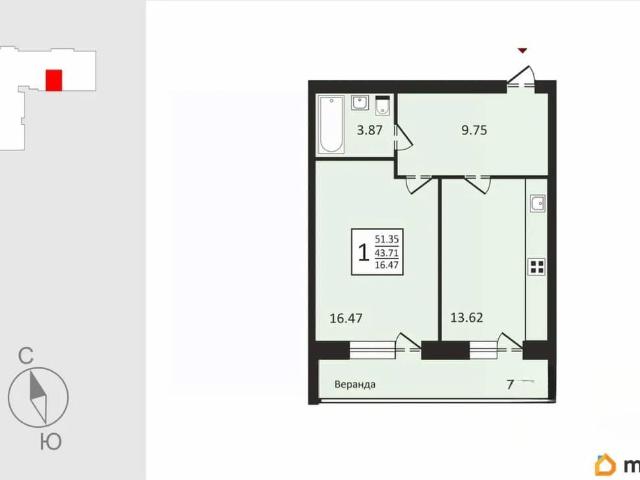 Квартира продажа в Октябрьский район, Владимир