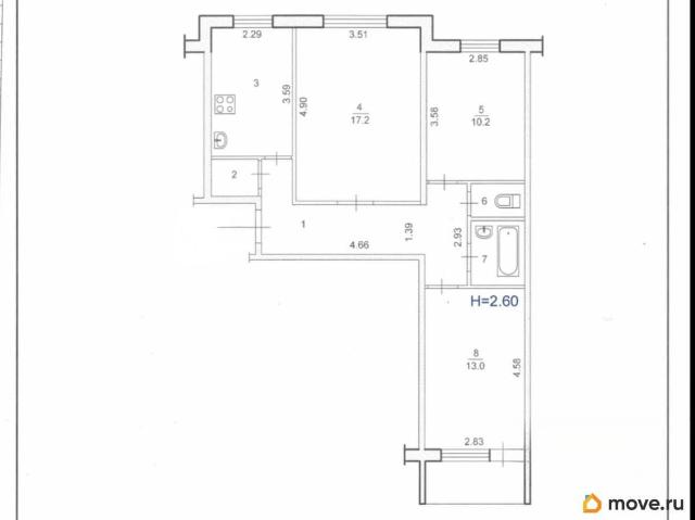 Квартира продажа в Волжски, Волгоградская Обл