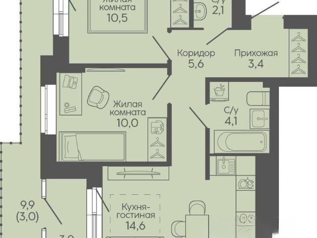 Квартира продажа в Волгоград, Волгоградская Обл
