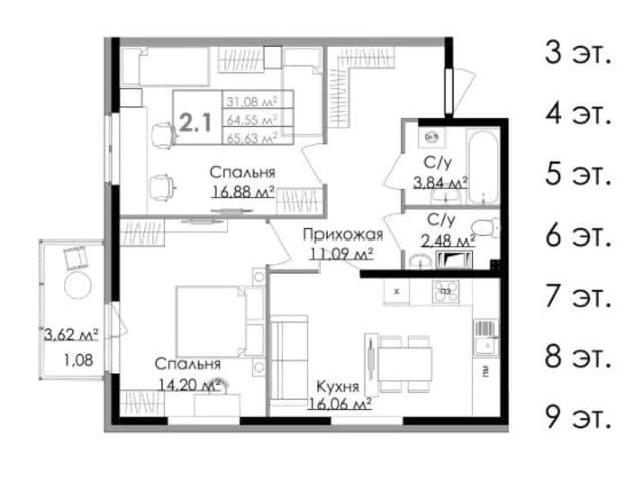 Квартира продажа в Выборг, Ленинградская область