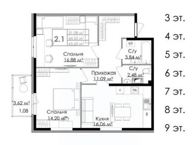 Квартира продажа в Выборг, Ленинградская область