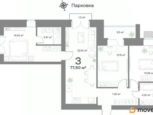 Квартира продажа в Выкса, Тыва Республика