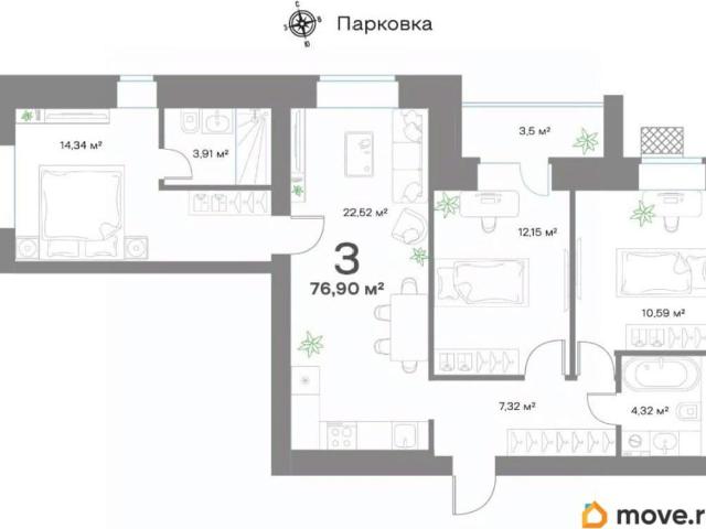 Квартира продажа в Выкса, Тыва Республика