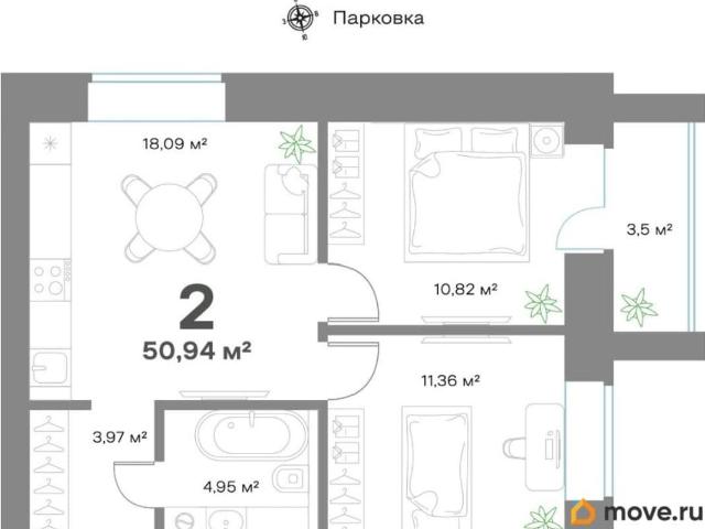 Квартира продажа в Выкса, Тыва Республика