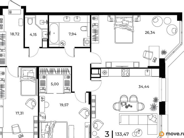 Квартира продажа в Заречный, Пензенская область