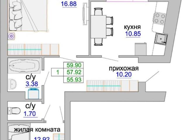 Квартира продажа в Зеленоградский Р-н, Калининградская область