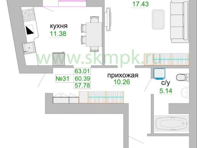 Квартира продажа в Зеленоградский Р-н, Калининградская область