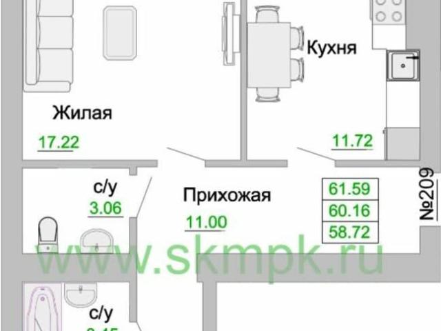 Квартира продажа в Зеленоградский Р-н, Калининградская область
