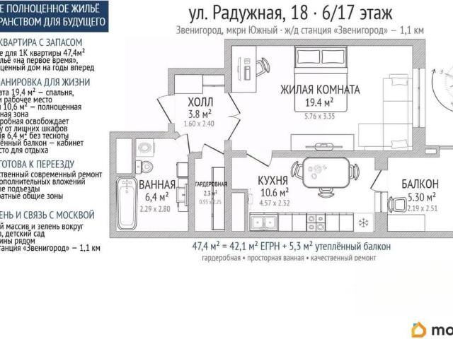 Квартира продажа в Звенигород, Кабардино-Балкарская Республика