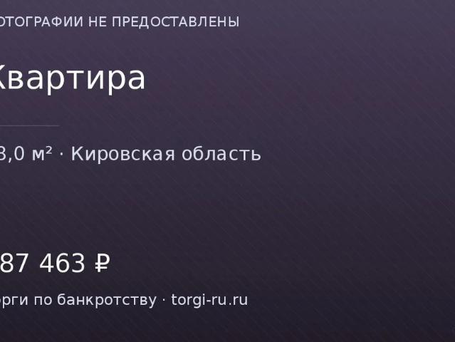 Квартира продажа в Яранский Р-н, Кировская область