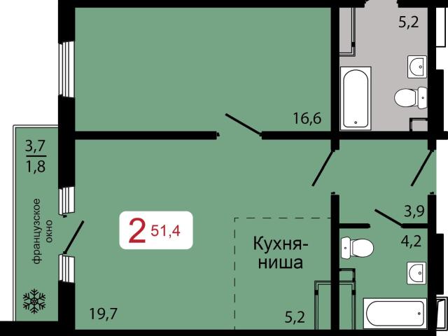Квартира продажа в Красноярск, Красноярский Край