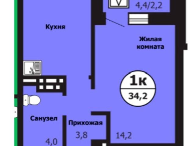 Квартира продажа в Красноярск, Красноярский Край