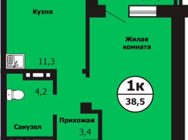 Квартира продажа в Свердловский район, Красноярск