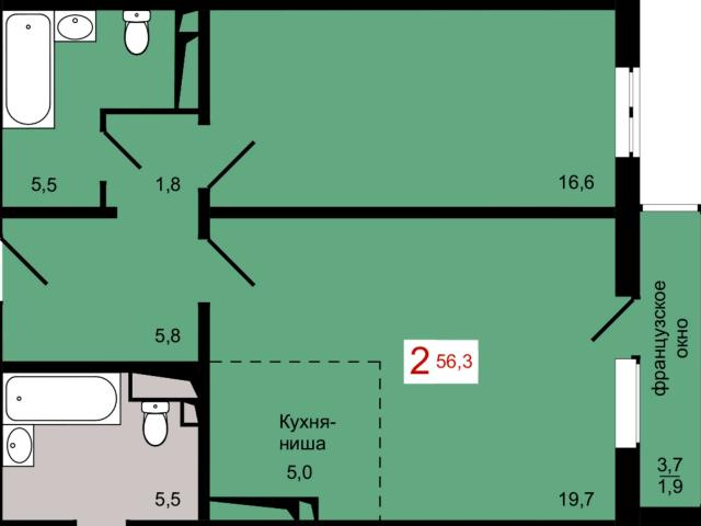 Квартира продажа в Красноярск, Красноярский Край