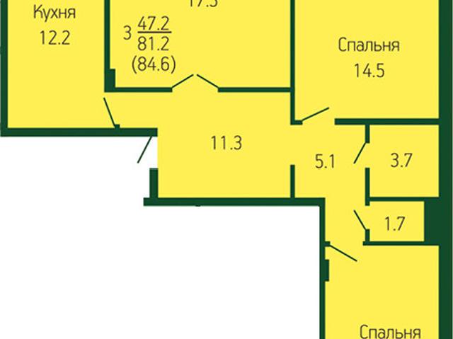 Квартира продажа в Березовый, Краснодарский Край
