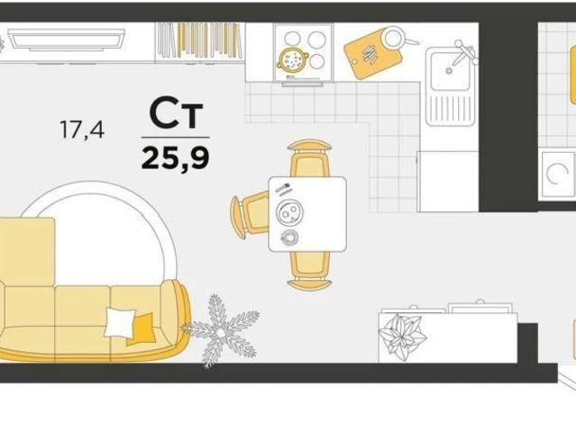 Квартира продажа в Пашковский, Березовый