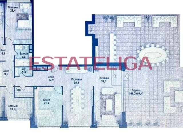 Квартира продажа в Жилой комплекс Река, Москва