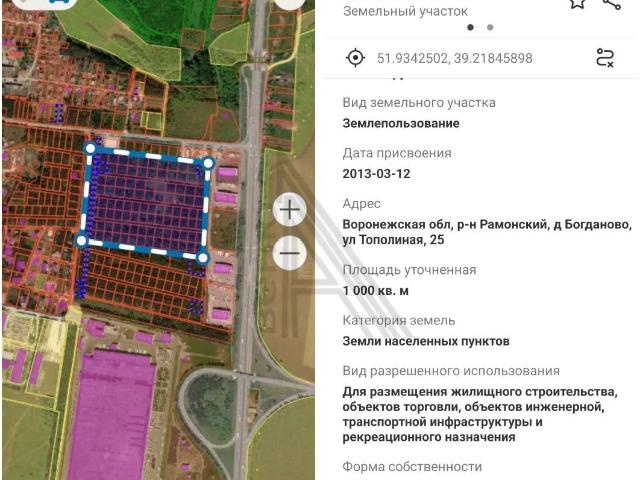 Участок продажа в Воронежская область