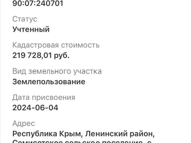 Участок продажа