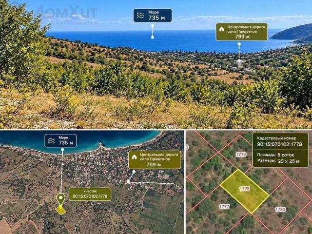 Участок продажа в Приветное, Ялтинський район