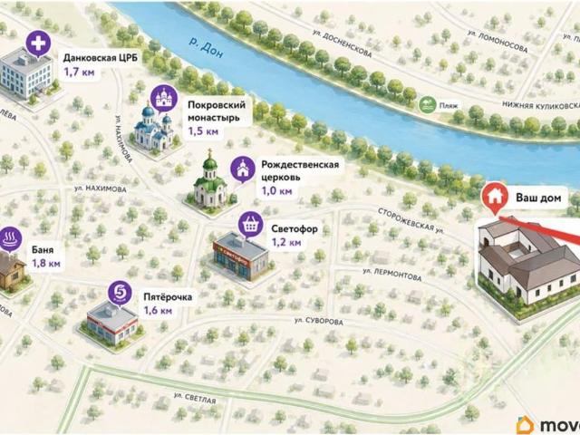 Дом продажа в Данковский Р-н, Липецкая область