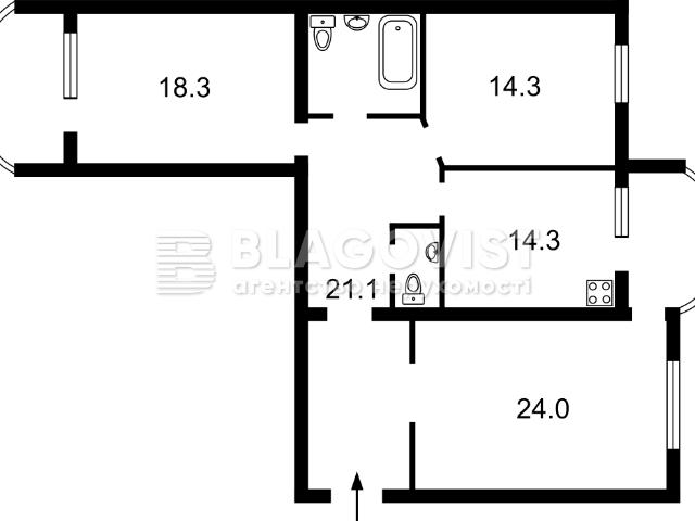 Квартира продажа в Оболонь, Романкове