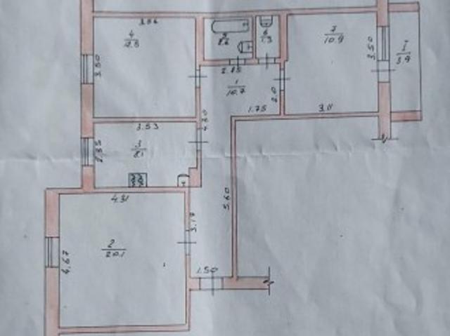 Квартира продажа в Арбузинке