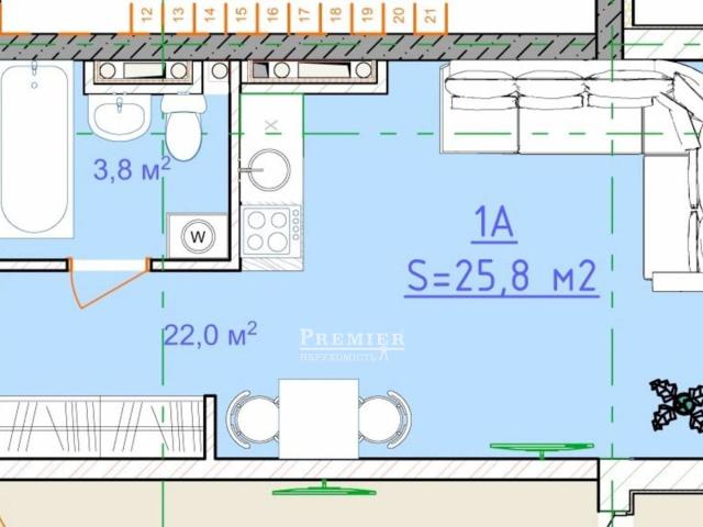 Квартира продажа в Великодолинском, Днепропетровской области