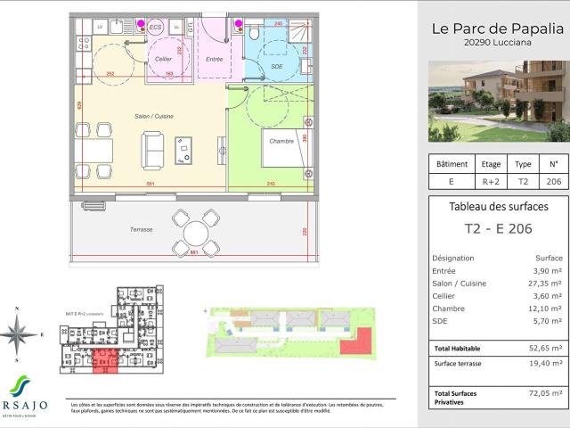 Appartement vente à Bastia, Lucciana
