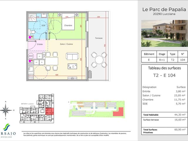 Appartement vente à Bastia, Lucciana