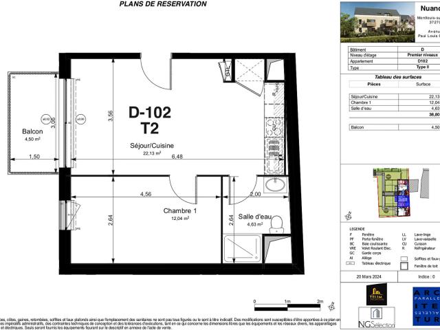 Appartement vente à Tours, Montlouis