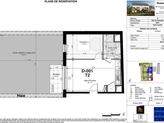 Appartement vente à Tours, Montlouis