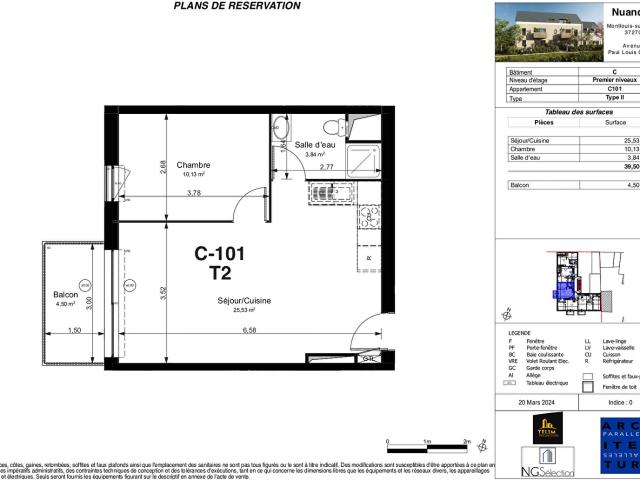 Appartement vente à Tours, Montlouis