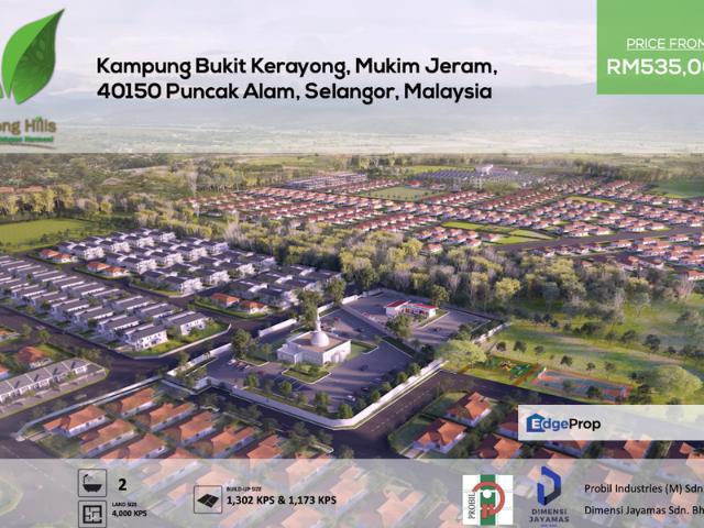 House for sale in Bandar Puncak Alam, Kuala Selangor