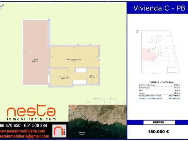 Piso en venta en El Hornillo, Alto Guadalentín