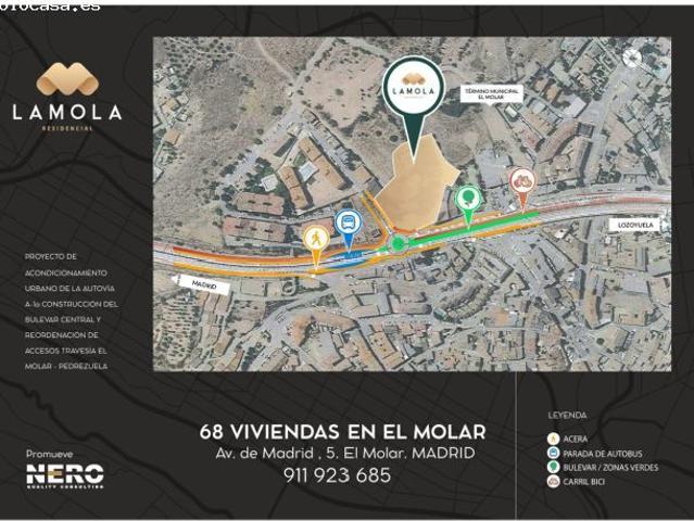 Piso en venta en La Cabaña, El Molar