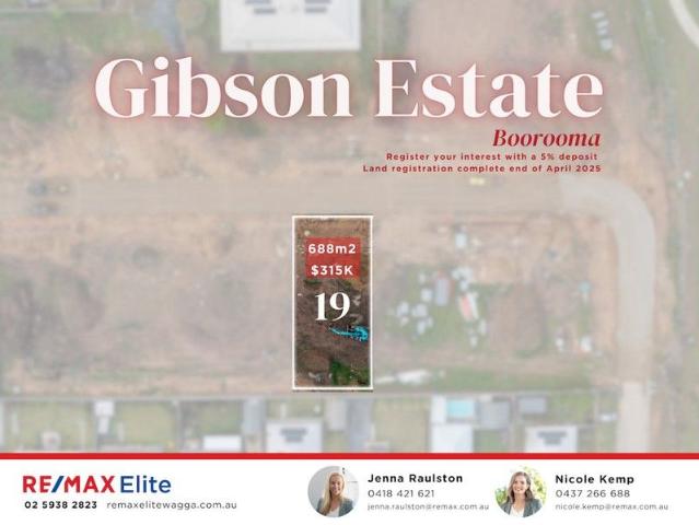 Land for sale in Boorooma