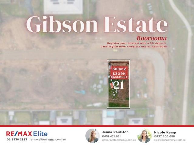 Land for sale in Boorooma