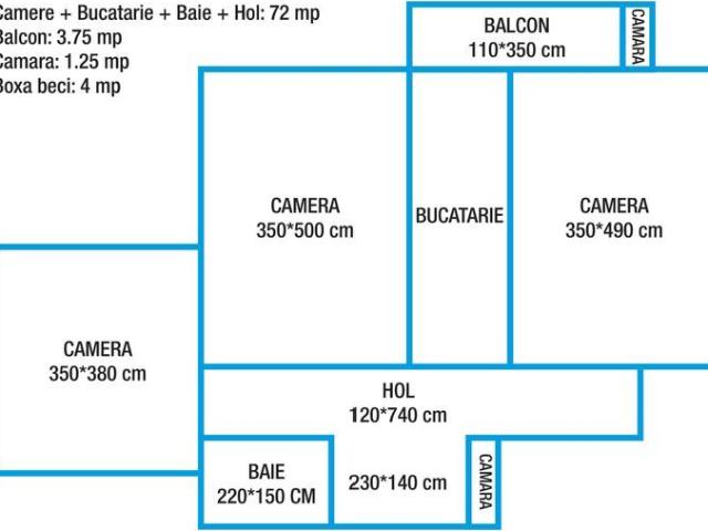 Apartament vânzări în Romani, Cluj